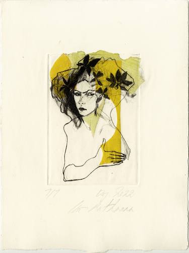 Original Portrait Printmaking by Ute Rathmann