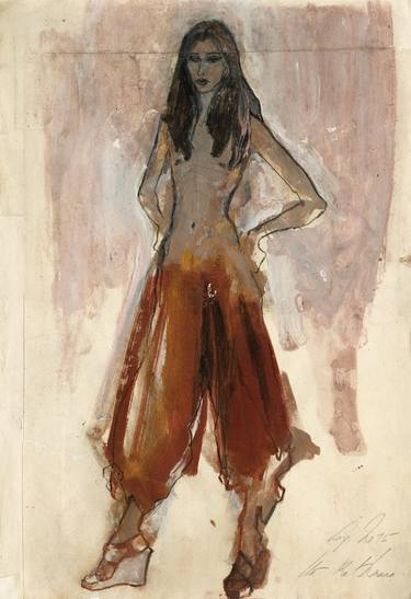 Original Nude Painting by Ute Rathmann