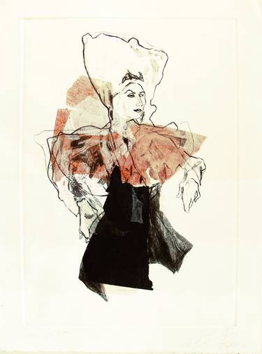 Print of Expressionism Fashion Printmaking by Ute Rathmann