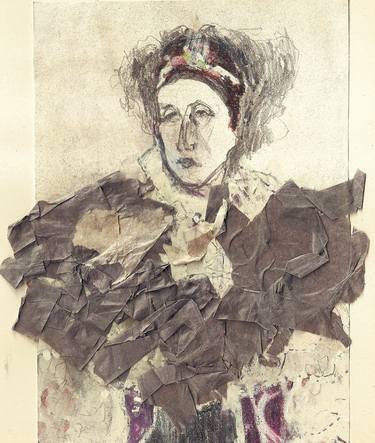 Print of Expressionism Women Collage by Ute Rathmann