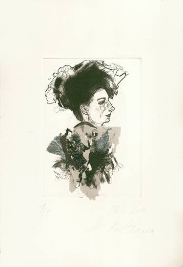 Print of Expressionism Women Printmaking by Ute Rathmann