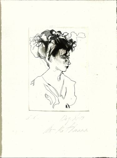 Print of Expressionism Women Printmaking by Ute Rathmann