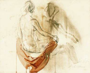 Print of Figurative Nude Drawings by Ute Rathmann