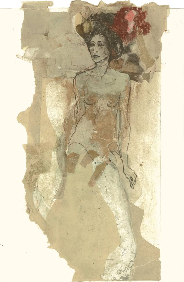 Hommage à Ingres XV Drawing by Ute Rathmann | Saatchi Art