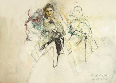 Original Figurative Women Drawings by Ute Rathmann