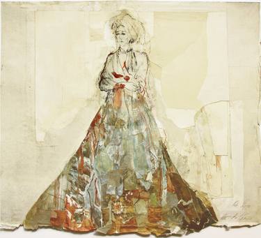 Original Figurative Women Drawings by Ute Rathmann