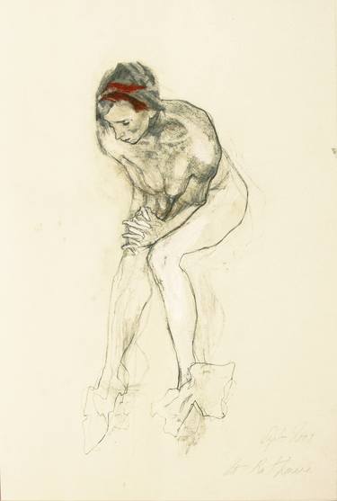 Print of Nude Drawings by Ute Rathmann