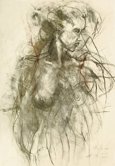 Print of Fine Art Nude Drawings by Ute Rathmann