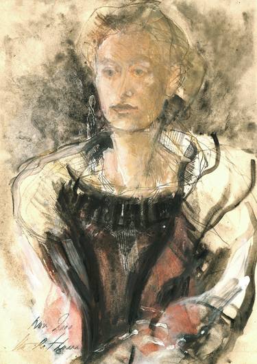Print of Fine Art Portrait Paintings by Ute Rathmann