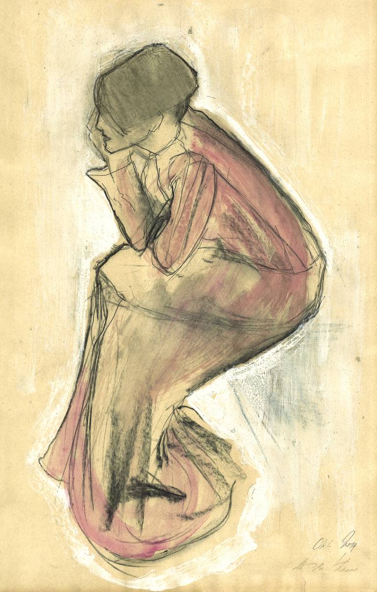 Print of Fine Art Women Paintings by Ute Rathmann