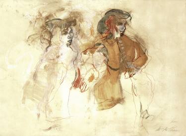 Print of People Drawings by Ute Rathmann