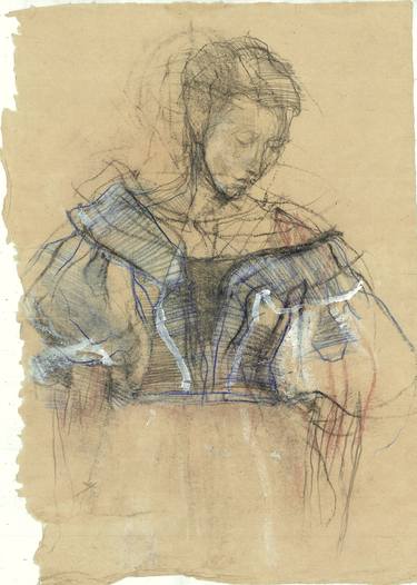 Print of Figurative Women Drawings by Ute Rathmann