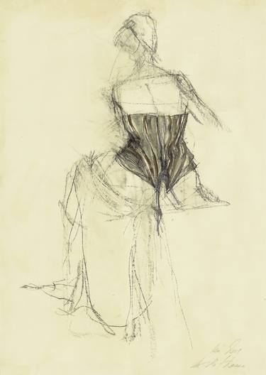 Print of Figurative Women Drawings by Ute Rathmann