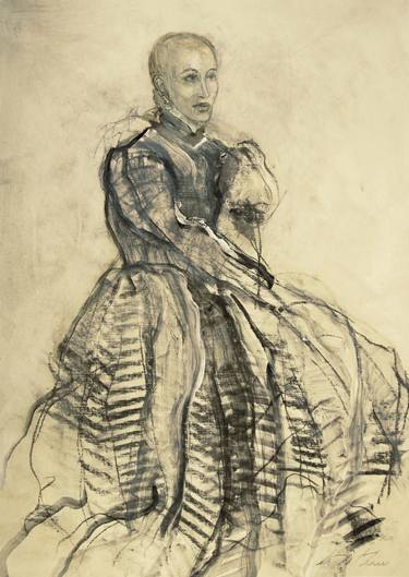 Print of Figurative Women Drawings by Ute Rathmann