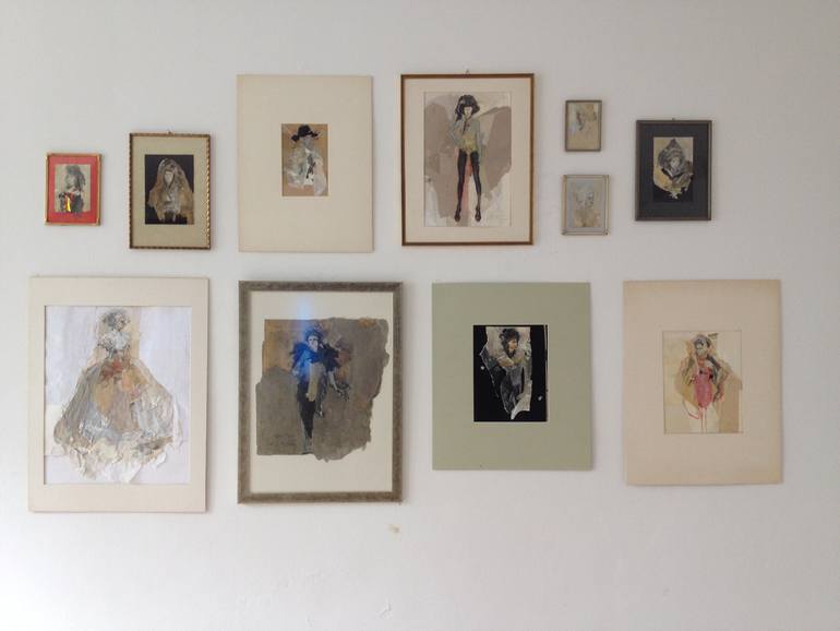 Original Figurative Women Drawing by Ute Rathmann