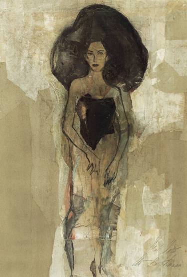 Print of Figurative Women Drawings by Ute Rathmann