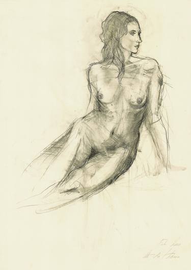 Print of Nude Drawings by Ute Rathmann