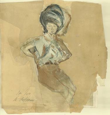 Print of Fine Art Women Drawings by Ute Rathmann