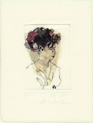Print of Fine Art Portrait Printmaking by Ute Rathmann