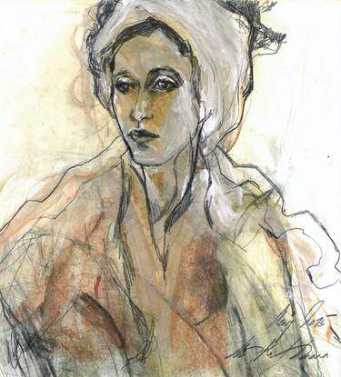 Original Portrait Drawings by Ute Rathmann