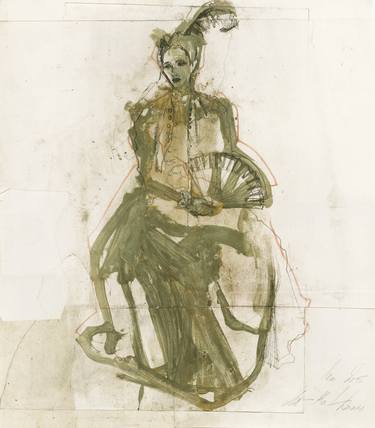 Saatchi Art Artist Ute Rathmann; Drawing, “Hommage à Gainsborough XI” #art