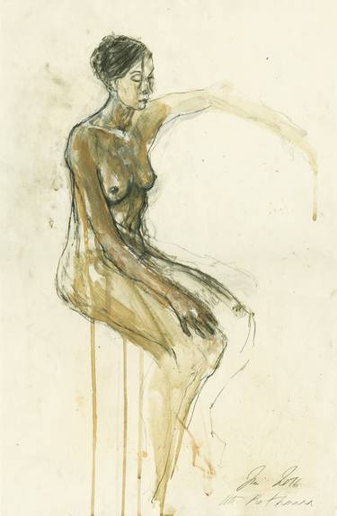 Original Nude Drawings by Ute Rathmann