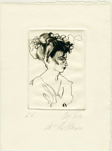 Print of Portrait Printmaking by Ute Rathmann