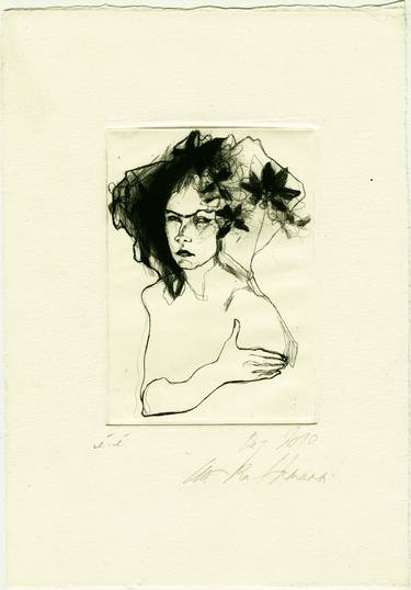 Print of Portrait Printmaking by Ute Rathmann