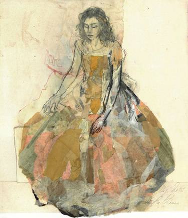 Saatchi Art Artist Ute Rathmann; Drawing, “Hommage à Renoir XIX” #art