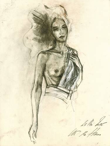 Print of Fine Art Nude Drawings by Ute Rathmann