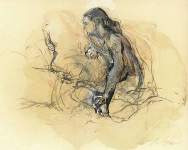 Print of Nude Drawings by Ute Rathmann