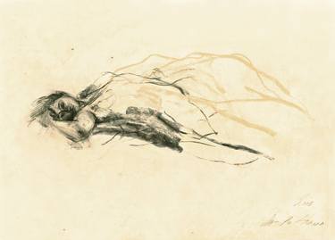 Print of Fine Art Nude Drawings by Ute Rathmann