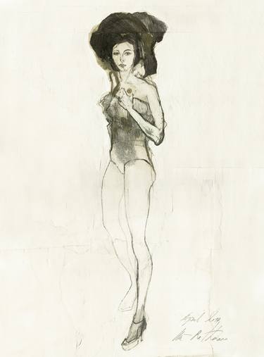 Original Fine Art Fashion Drawings by Ute Rathmann