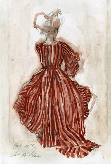 Print of Women Drawings by Ute Rathmann