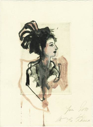 Print of Fine Art Portrait Drawings by Ute Rathmann