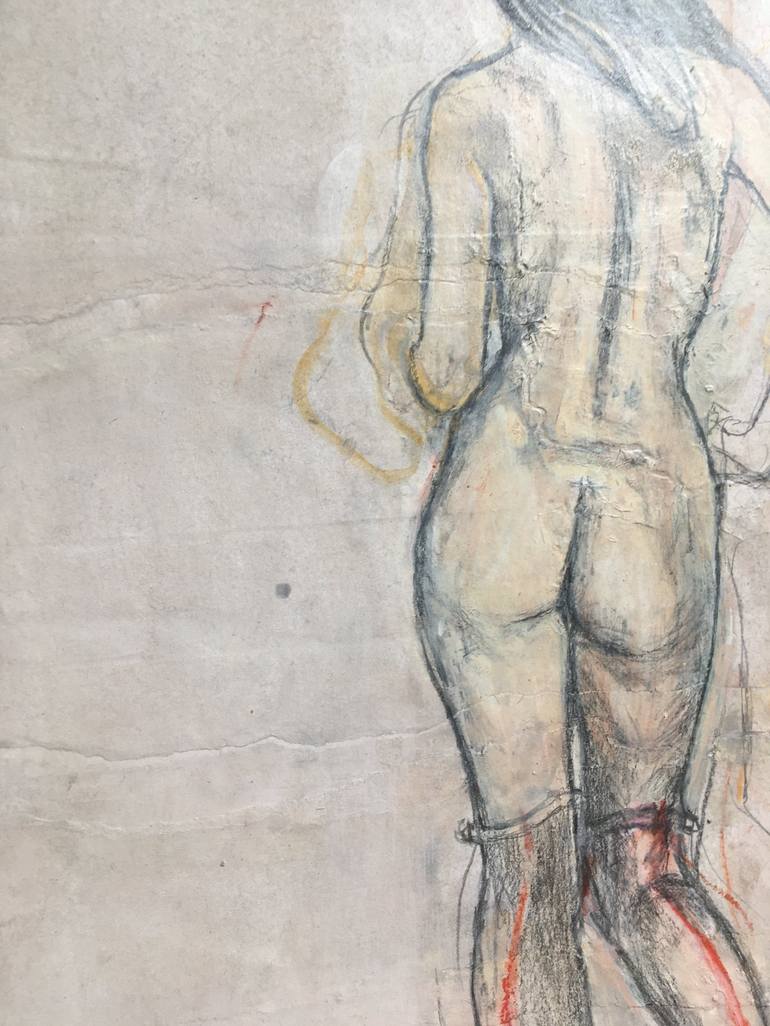Original Nude Drawing by Ute Rathmann