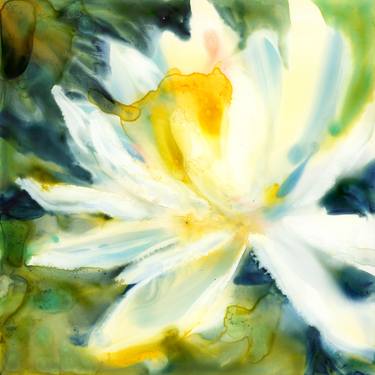 Water Lily Original Watercolor Painting thumb