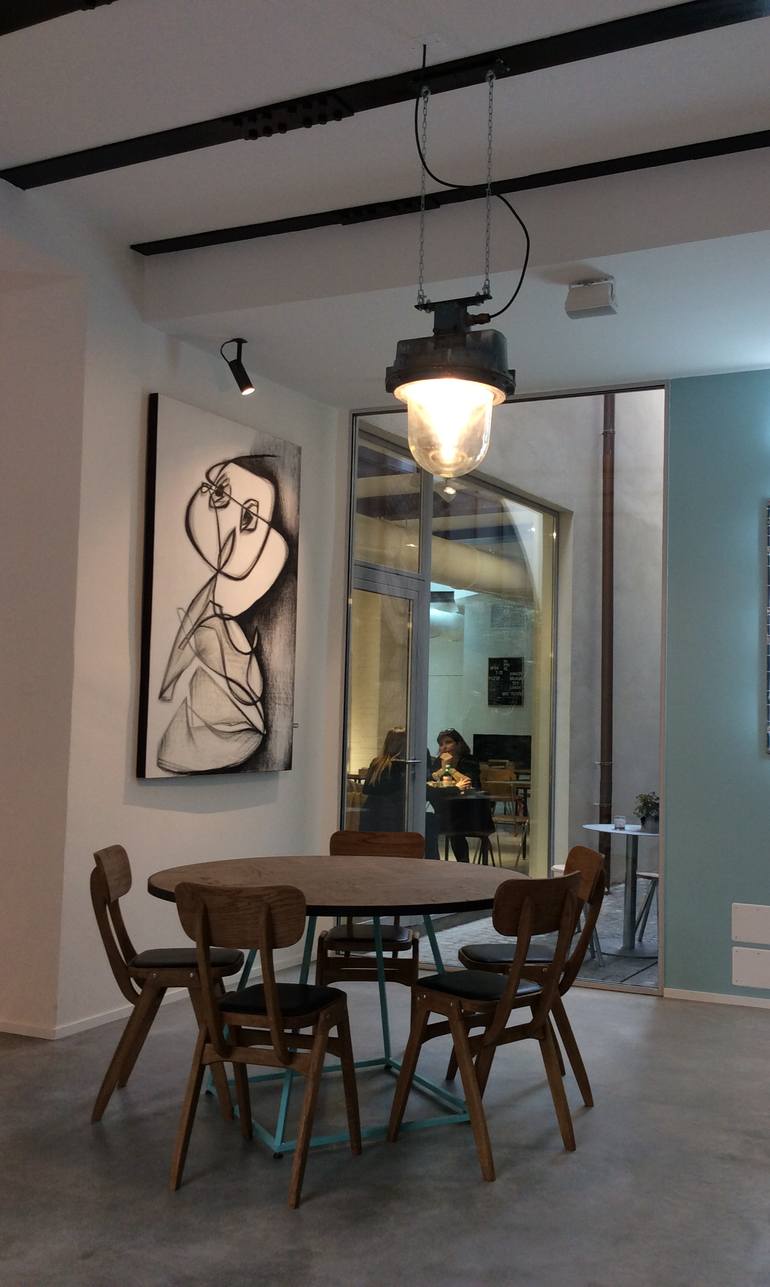 Original Abstract Expressionism Fantasy Painting by Alessandra Zini