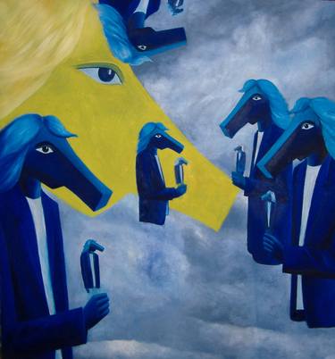 Original Horse Paintings by Li Zhien