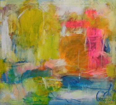 Original Abstract Expressionism Abstract Painting by Li Zhien