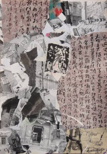 Original Conceptual Abstract Collage by Li Zhien