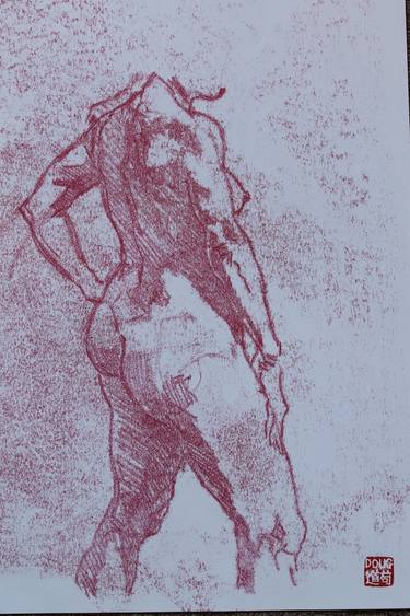Print of Realism Nude Printmaking by Lawrence Douglas Davis