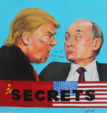 Print of Figurative Political Paintings by Lawrence Douglas Davis