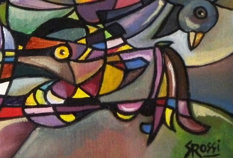 Original Realism Fantasy Painting by Sandra Viviana Rossi