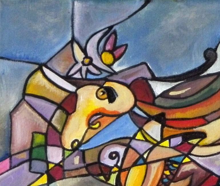 Original Realism Fantasy Painting by Sandra Viviana Rossi