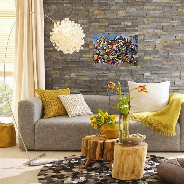 Original Realism Fantasy Painting by Sandra Viviana Rossi