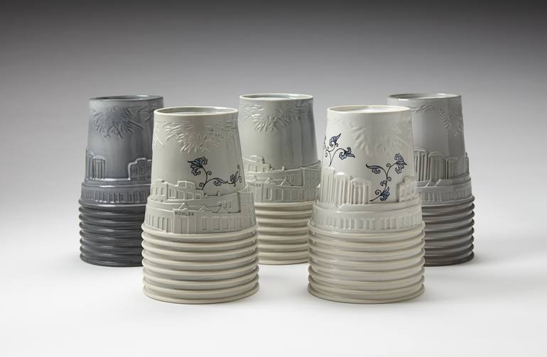 Kohler cup, 16x10x10 cm each - Print