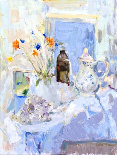 Print of Impressionism Still Life Paintings by Małgorzata Bryndza