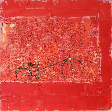 Print of Abstract Bicycle Paintings by Małgorzata Bryndza