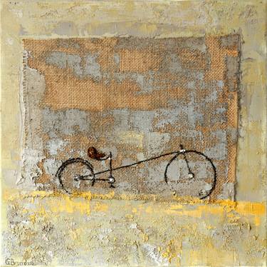 Print of Abstract Bicycle Paintings by Małgorzata Bryndza